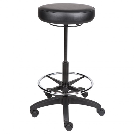 Lab Stool With Ring Lever And Foot Ring